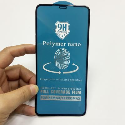 China Full Coverage PET OG PMMA+ Film PMMA+ PET Full Cover Nano Polymer Screen Shockproof Clear Shockproof Protector Nano Polymer Film For iphone 11 Pro Max Film for sale