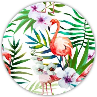 China Sustainable New Design Tropical Ceramic Birds Coaster Absorbent Stone Drink Beer Coasters for sale