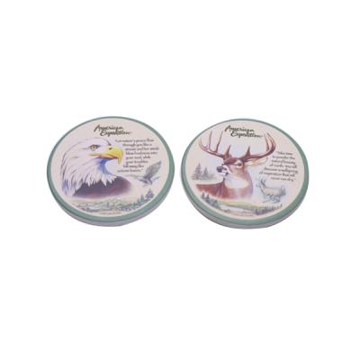 China Good quality viable round custom ceramic coasters, beer bottle drink cup absorbent mat for sale