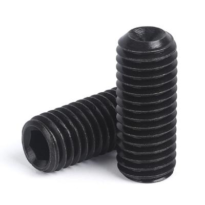 China HEX Carbon Steel Hexagon Socket Head Set Screws with Cup Point, Concave Hex Socket Top End Screws for Reinforce Fasteners for sale