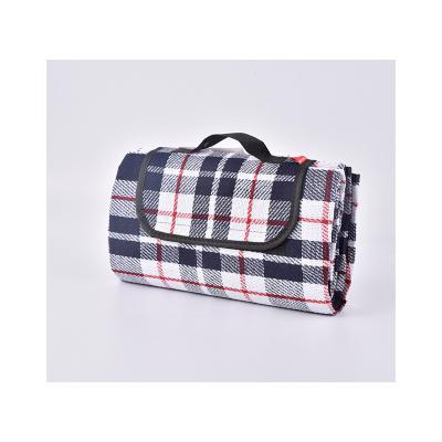 China Outdoor Grip Mat Foldable Picnic Waterproof Blanket Traveling Classic Design Woven Acrylic Plaid Blanket Wholesale Anti-Static for sale