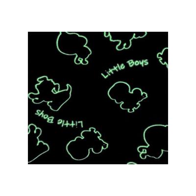 China Anti-Static Blanket Luminous Magic Glow in Dark Blanket Custom Designed Luminous Glow Blanket Flannel with Baby and Dog for sale