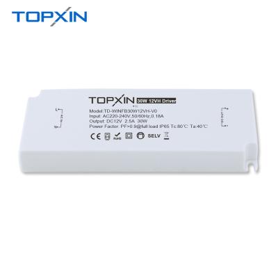 China Panel Light /Ceiling light/Downlight /external led light hot sale/Built-in waterproof thin constant voltage 20W 30W 12V AC-DC led driver IP20-67 CE ROSH for sale