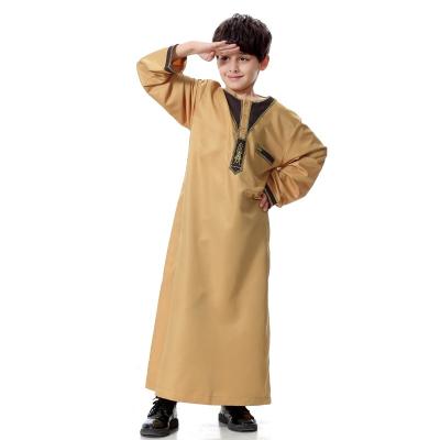 China Other Abaya Jubba Thobe Teenagers Abaya Jubba Thobe Children's Abaya Muslim Kaftan Embroidered Kaftan Saudi Arabia Worship Service Long Dress for sale