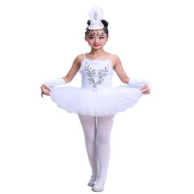 China Professional White Swan Lake Ballet Tutu Costume Girls Kids Ballerina Dress Kids Ballet Dress Dancewear Dance Dress For Girl for sale