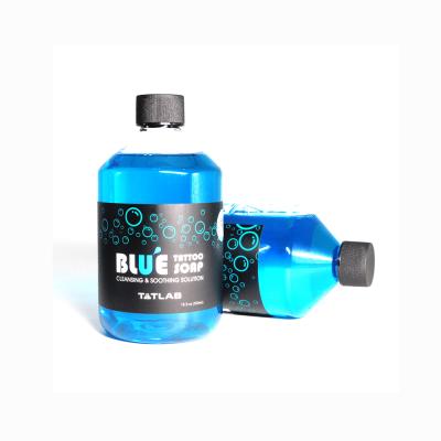 China Tattoo/PMU Tattoo Blue Soap for Clean Pigment and Reduce Pain Swelling While Tattoo and Permanent Make Up Tattoo Care 500ml/1oz for sale