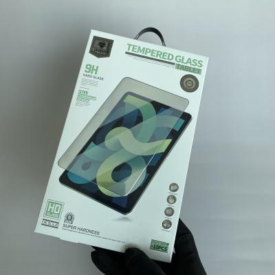 China Custom Recycled Materials Tempered Glass Art Paper Packaging Box For iPad 11inch Screen Protector Packing Case for sale