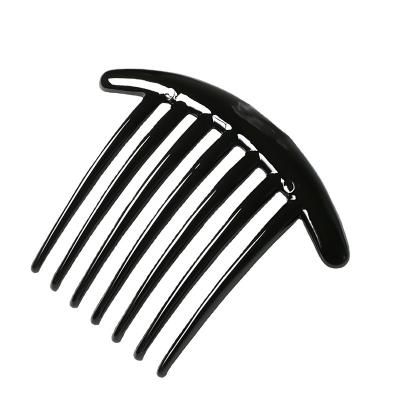 China Hair Decoration Wash hair  Twist Custom Temperament Elegant Hair Accessory Black Dish Hair Comb for sale