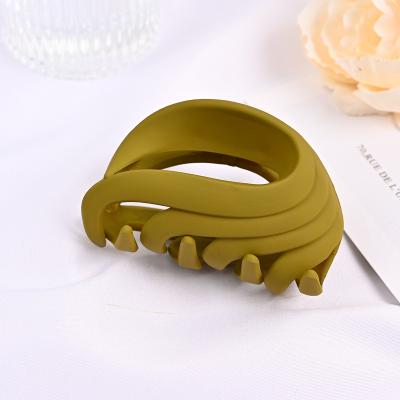 China Hair Decoration Wash hair  Twist Korean Hot-selling Candy Color Simple Oval Bathe Hairpin Headdress for sale