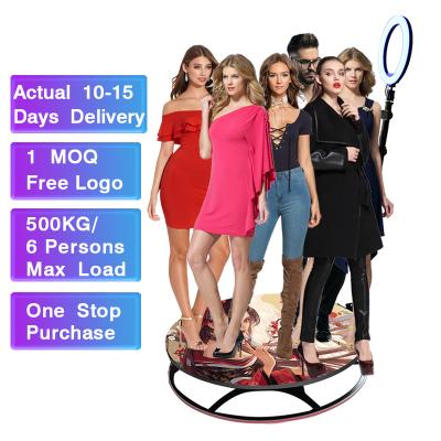 China New 360 Rotating Photo Booth Party Photo Booth Automatic Manual 360 Degree Slow Motion 360 Rotating Photobooth for sale