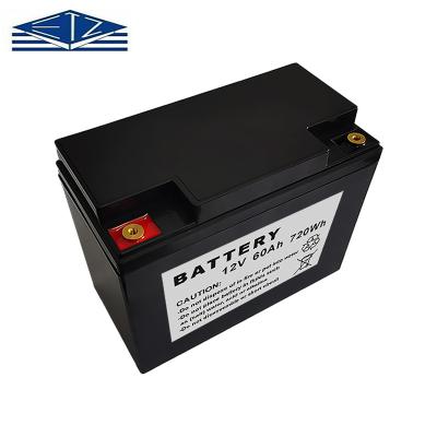 China Solar Lithium Battery LiFePO4 12V 60Ah 60AH for sale