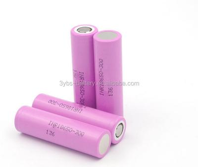 China Power tools In stock 18650 3.7V 3000mAh li-ion battery cell INR 18650 30Q 3000mAh original bettery for power tools for sale