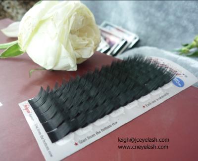 China Individual real mink eyelash extension 12mm long C curl for sale