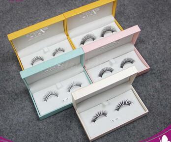 China Fake eyelashes China 3D premium newest style hand made 100% human hair eyelashes wholesale for sale