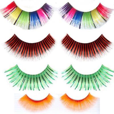 China Hot! Black colorful customized packaging false eyelash extensions for sale