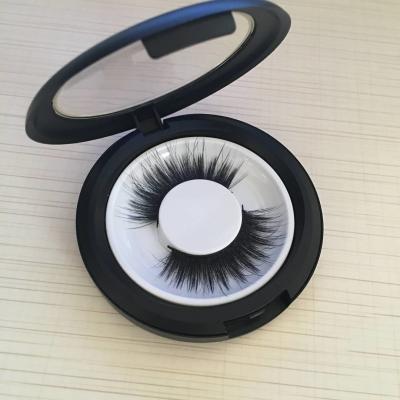 China Customized clear band thread 3D mink strip false eyelashes for sale