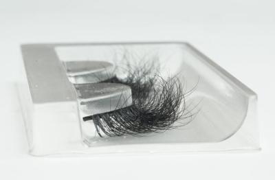 China Best selling popular silk eyelashes CDF acrylic tray natural 3D false eyelash for sale