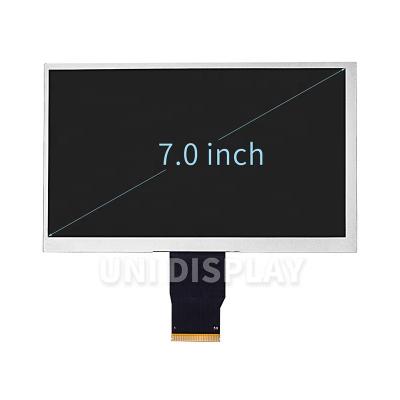 China UNI SHOW RGB Interface LCD Panel High Definition 1024*600 50pin 7 Inch IPS Display For Control Industrial Application 7 Inch for sale