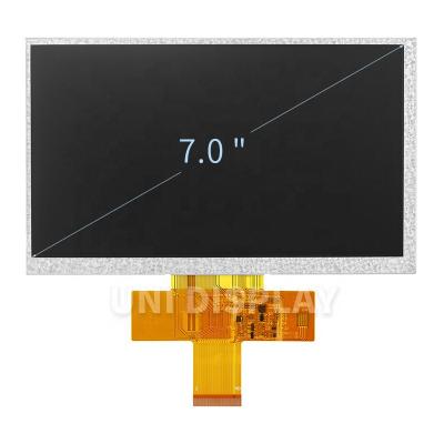 China UNI DISPLAY 40pin rgb interface 7inch lcd 800*480 hd 7 inch display module for industrial machine display application 7 Inch for sale