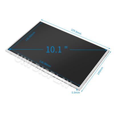 China Customized 10.1 Inch LCD Display Panel 1280*800 10.1 Inch Resolution LVDS TFT Wide Viewing Angel High Brightness for sale