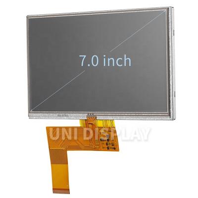 China High Quality Industrial Use 40 Pin RGB LCD Display 7 Inch 800x480 Display Module With 7inch Resistive 7inch Touch Screen for sale