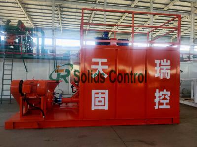 China 10CBM Mud Mixing Tank System Agitator Preparation Tank for sale