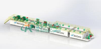 China Sistema del fango de la perforación petrolífera de petróleo y gas de la alta capacidad/sistema de control de los sólidos de la perforación petrolífera en venta