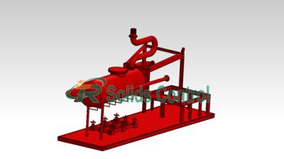 China Peso seguro del separador de gas del lodo de perforación/del separador 2235kg del filtro del gas en venta