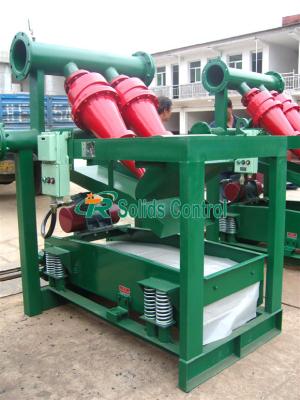 China High Capacity Flexible Drilling Mud Desander Fast Connection 0.25 - 0.4mpa Working Pressure for sale