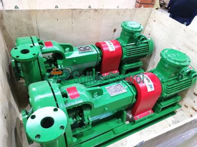 China Oil Drilling Well Centrifugal Mud Pump SB6X5-10J Centrifugal Circulating Pump for sale