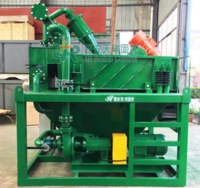 China Compact Size Drilling Mud Equipment Drilling Mud Disposal Green Color for sale