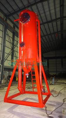 China Oil Gas Drilling Mud Gas Separator Treat Gas Invade Mud DN100mm - DN200mm 180m3/H for sale