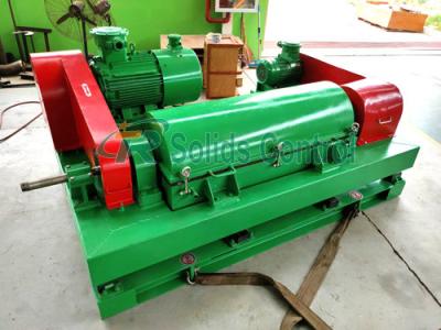 China Horizontale Edelstahlmaterial Frequenzumsetzer 37kw 3200r/Min Drilling Mud Centrifuge 2205 Zweiweg zu verkaufen