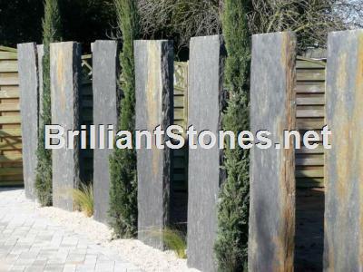 China Black Slate Palisade/Pillar/Balustrades for sale