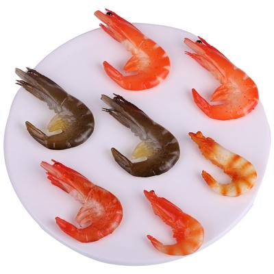 China China Simulated Cooked Shrimp Food PVC Crafts Model Artificial Food Making Materials and Accessories for sale