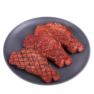 China China Simulation Meat Model Steak Beef PVC Food Model Western Food Model Food Shooting Props for sale