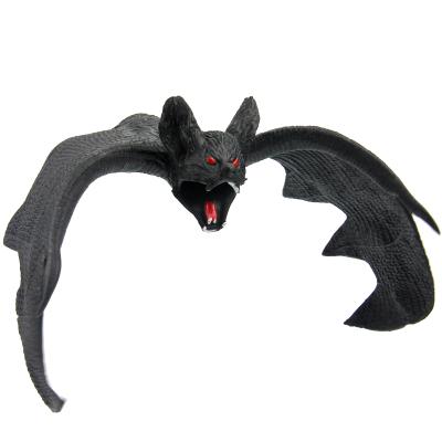 China Halloween Model Rubber Animal Pendant Soft Toys Bat Play Simulated Decorative Props For Ghost Festival Party for sale