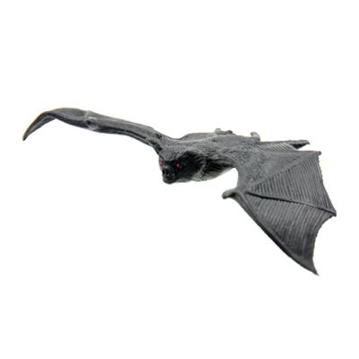 China Play Simulated Small Bat Model Soft Toys Rubber Animal Pendant Halloween Model Decorative Props For Ghost Festival Party for sale