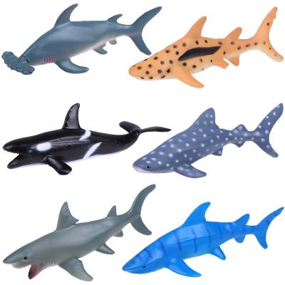 China Props Biology Humpback Whale White Shark Humpback Whale Aquarium Marine Animals Toys Simulation Whale Shark Toy Educational Model Large for sale