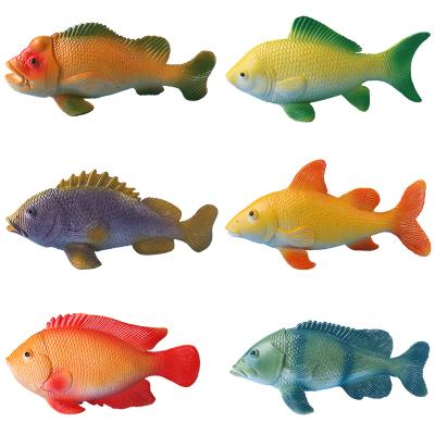 China Children's Educational Toys Simulated Goldfish Marine Animals Costume Fish Ancient Warship Fishes Tropical Models Children's Toys for sale