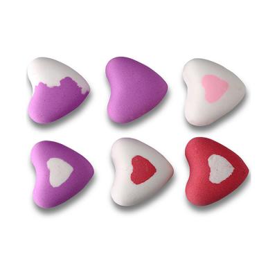 China China Supplier Wholesale Self Made Essential Oil Organic Bath Bomb Heart With Reduce Fatigue For Taking A Bath Normal Size for sale