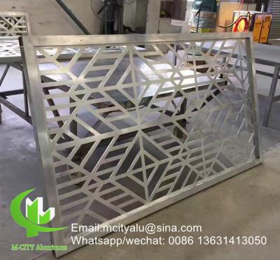 China Window screen Aluminium Garden Screens , Laser Cut Aluminium Screens for sale