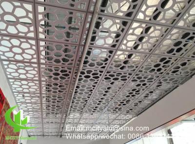 China Curtain Wall Facade Cladding  Aluminum Ceiling Tiles  2mm Thickness  1500x5000mm for sale