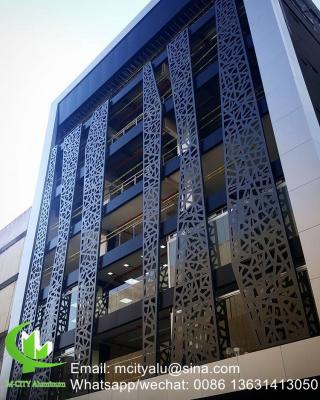 China Perforated Laser Cut Privacy Panels For Curtain Wll Facade Cladding 3mm Thickness for sale