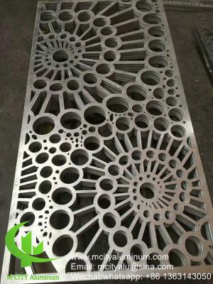 China Metal Laser Cut Aluminum Panels Colored Laser Cut Decorative Metal Panels for sale