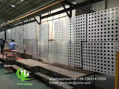 China Perforated  Aluminium Exterior Wall Cladding  3003 Aluminum Alloy Color Customized for sale