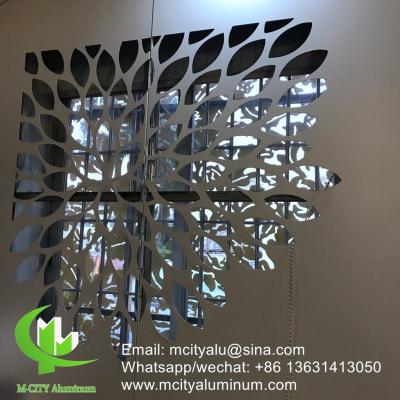 China Facade Wall Cladding  Aluminum Carved Panel   Outdoor Wall Covering 1.5 - 10mm  Thickness for sale