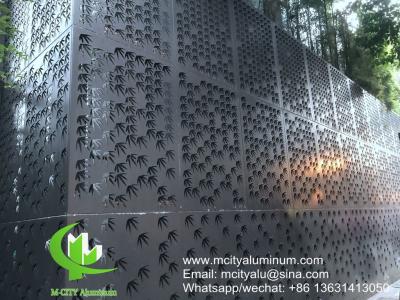 China CNC Decorative Aluminium Sheet Wall Cladding Curtain Wall Patterned Facade Ceiling Supply for sale