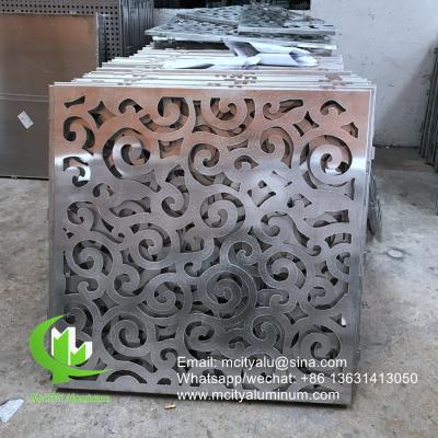 China Perforated Custom Aluminum Panel , Insulated Aluminum Panels Metal House Cladding for sale