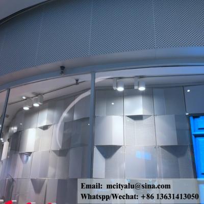 China Perforated Aluminum Sheet Wall Cladding Sheet 2.5mm Thickness For Curtain Wall for sale